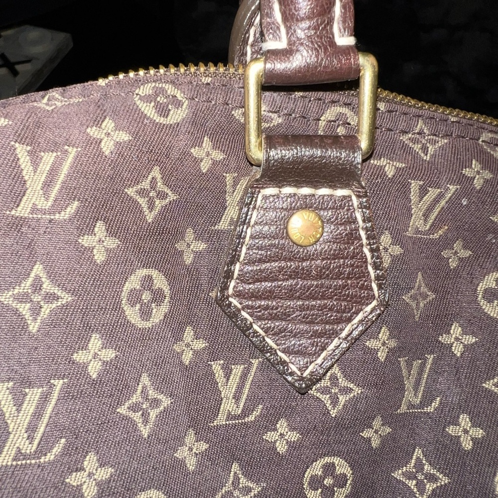 Louis Vuitton Speedy 30 Mini Lin Authentic Preloved - Picture 11 of 14